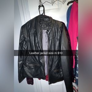 Leather jacket